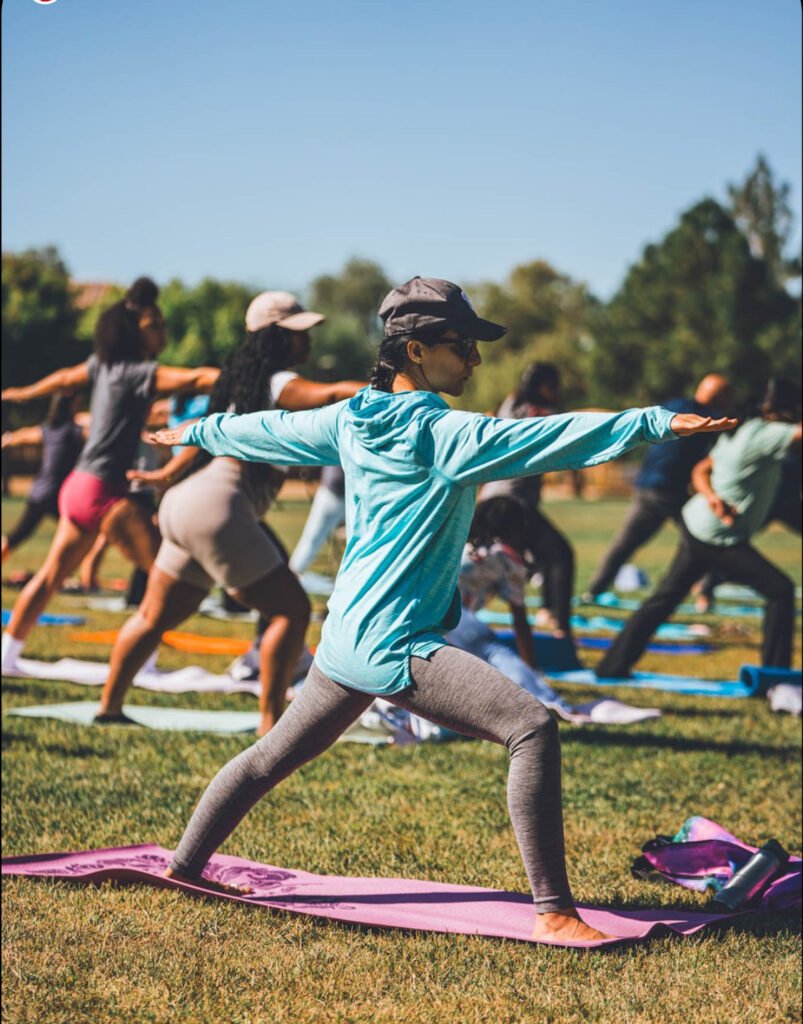Warrior II Yoga Asana